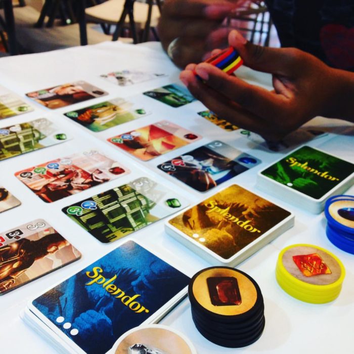 Splendor Game - courtesy of The Geekery HQ Facebook Page