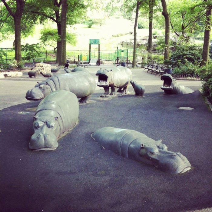 Hippopotamus Fountain by CL Jones