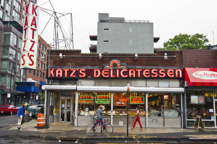 05/28/13 Features, Exterior, Katz's Delicatessen, 205 East Houston Street, Manhattan. NY Post Brian Zak.